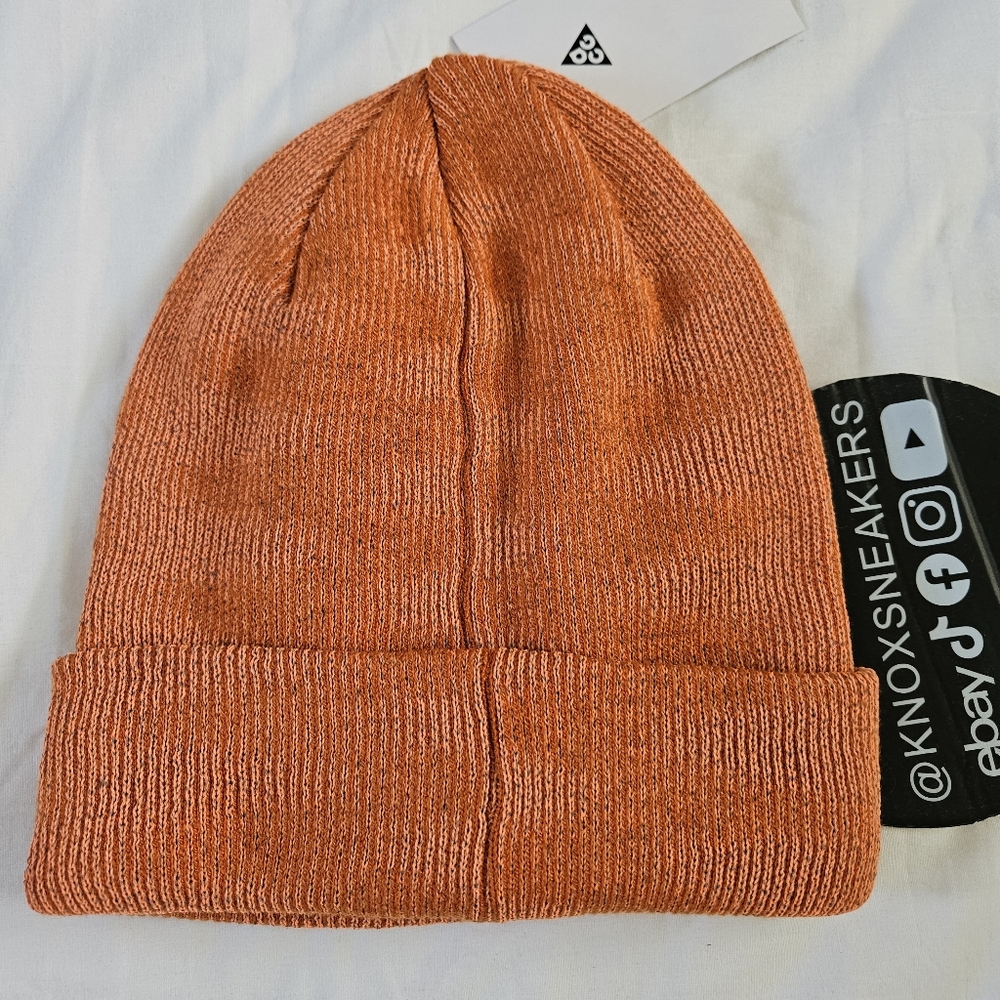 Nike ACG Beanie Campfire Orange Uni-Sex One Size FJ6297-893 - Picture 3 of 5